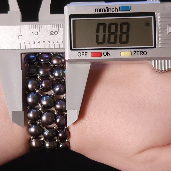 Pearl Necklace and Bracelet Set Heirloom Jewelry Natural Iridescent Real Pearls - Picture 8 of 10